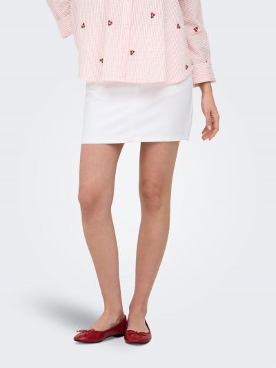Gonna in jeans Only - bianco