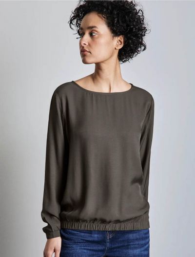 Camicia manica lunga Street One - marrone