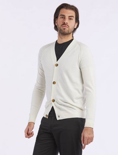 Cardigan Over-d - panna