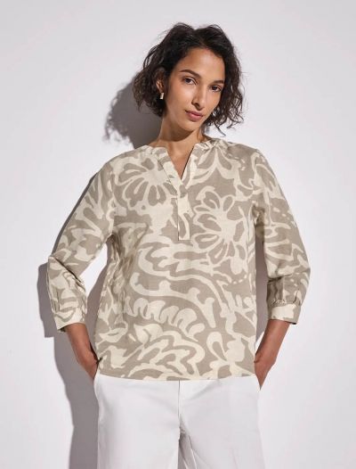 Camicia manica lunga Street One - sabbia