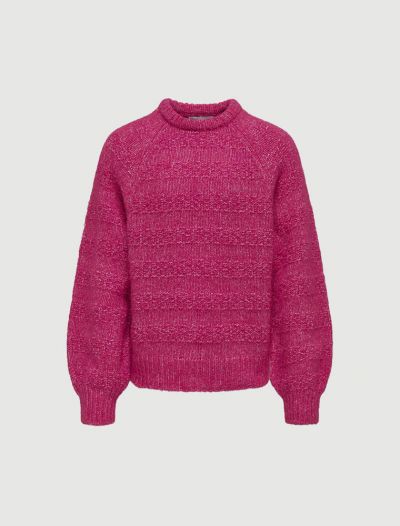 Pullover manica lunga Only - rosso