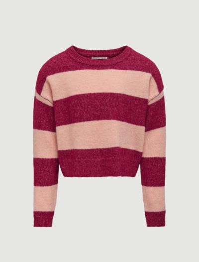 Pullover manica lunga Only - rosso