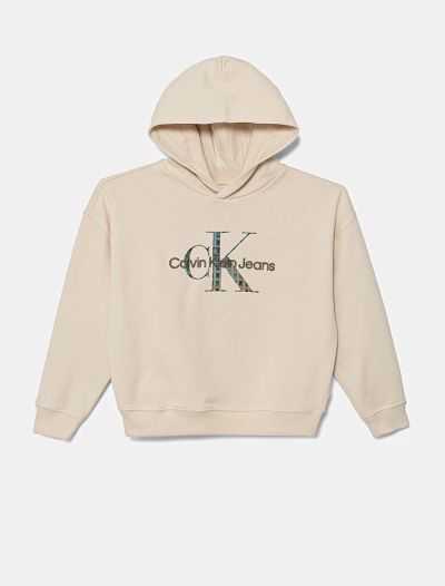 Maglia in felpa Calvin Klein - bianco avorio