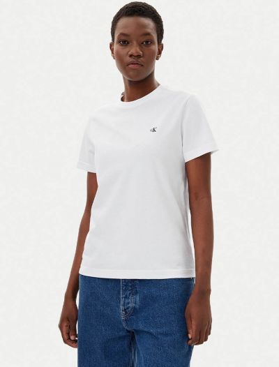 T-shirt manica corta Calvin Klein - bianco
