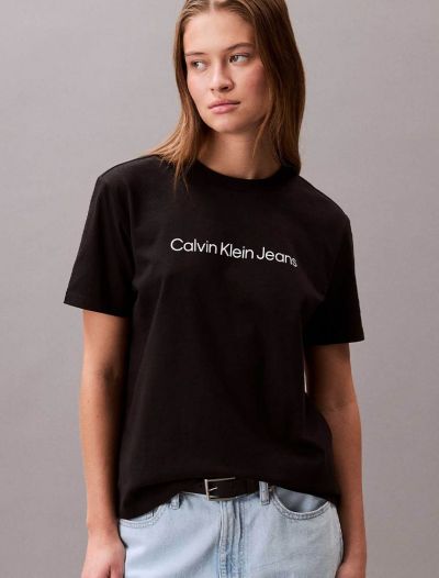 T-shirt manica corta Calvin Klein - nero