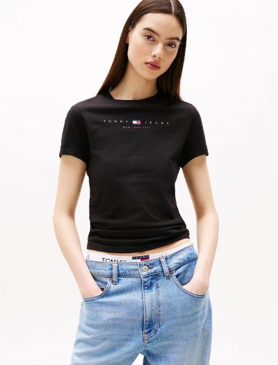 T-shirt manica corta Tommy Jeans - nero