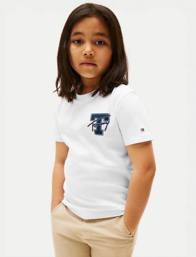 T-shirt manica corta Tommy Hilfiger - white