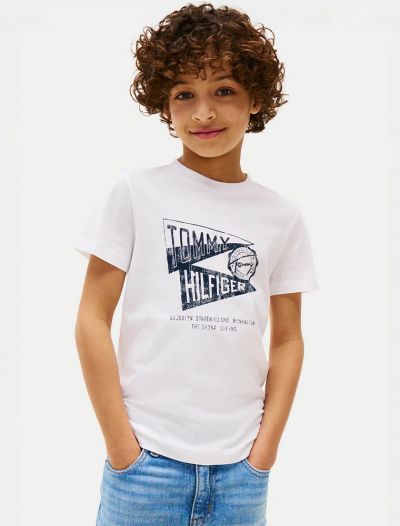 T-shirt manica corta Tommy Hilfiger - white