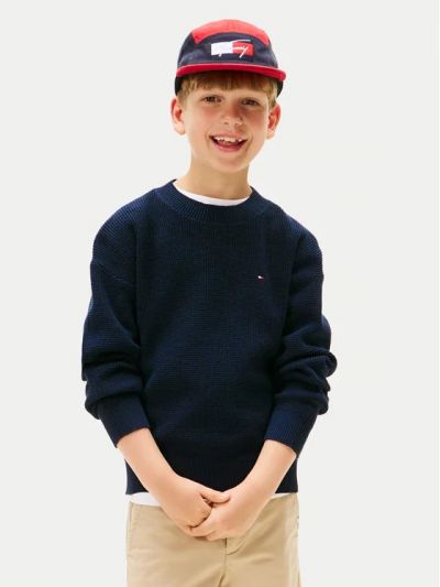 Pullover manica lunga Tommy Hilfiger - navy