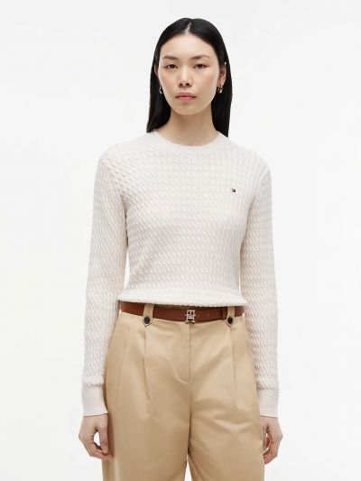 Maglia manica lunga Tommy Hilfiger - avorio