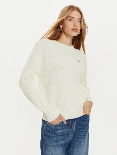 Maglia manica lunga Guess Jeans - bianco