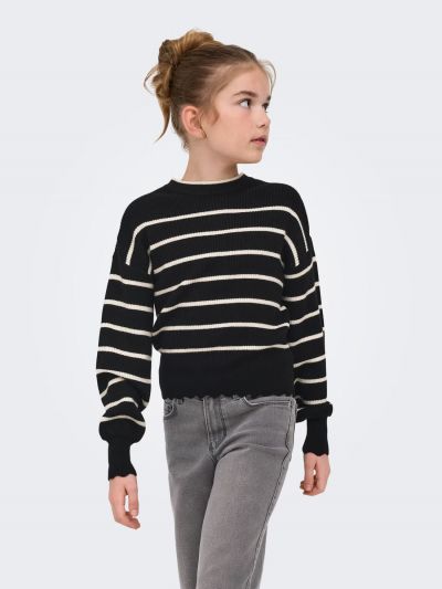 Pullover manica lunga Only - black