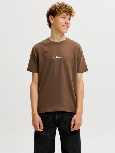 T-shirt manica corta Jack & Jones - marrone