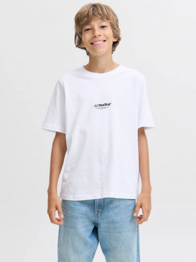 T-shirt manica corta Jack & Jones - white