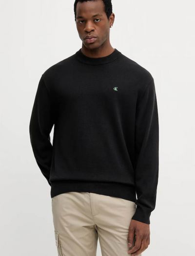 Maglia manica lunga Calvin Klein - black