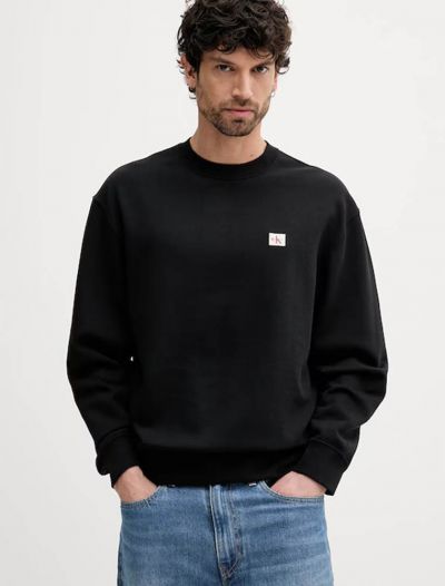 Maglia in felpa Calvin Klein - black