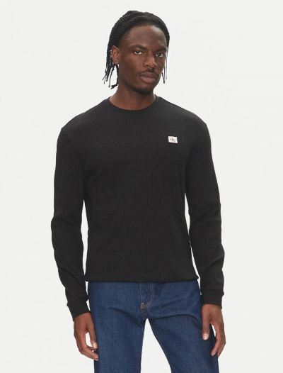 T-shirt manica lunga Calvin Klein - black