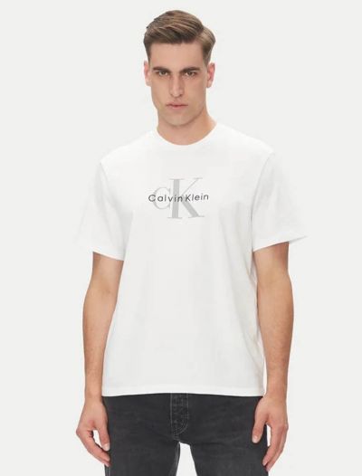 T-shirt manica corta Calvin Klein - white