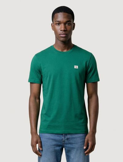 T-shirt manica corta Calvin Klein - foresta