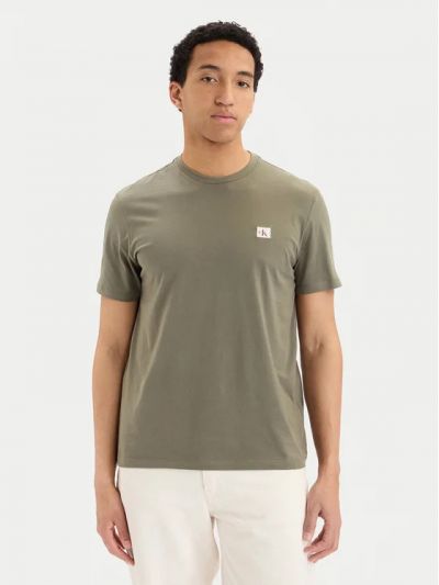 T-shirt manica corta Calvin Klein - dusty olive