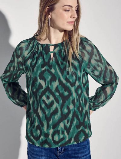 Camicia manica lunga Street One - verde