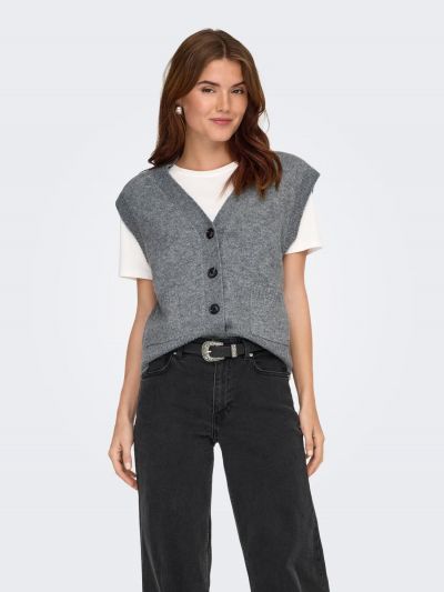 Pullover senza maniche Jdy - medium grey melange