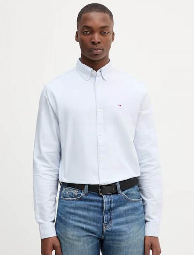 Camicia manica lunga Tommy Jeans - azzurro