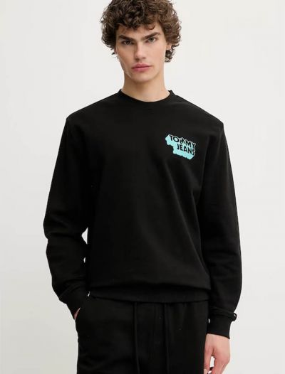 Maglia in felpa Tommy Jeans - black