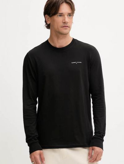 T-shirt manica lunga Tommy Jeans - black