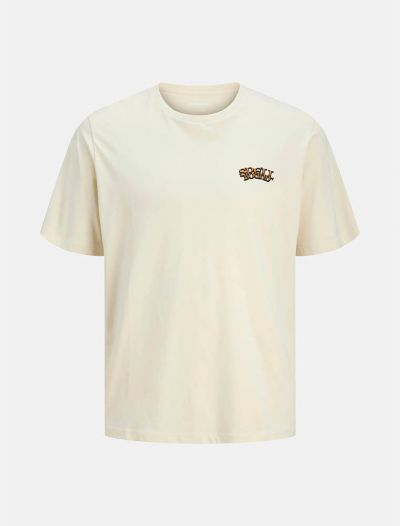 T-shirt manica corta Jack & Jones - antique white