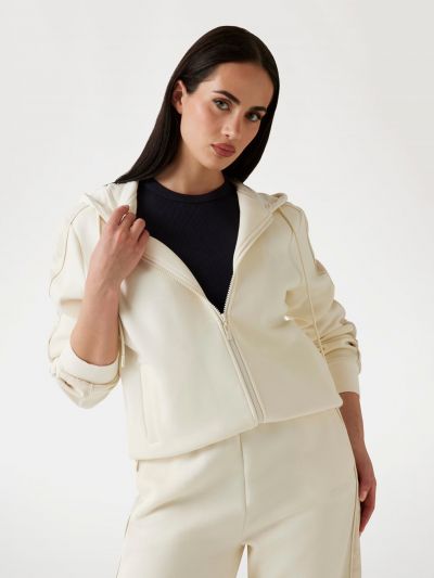 Felpa sportiva aperta Guess Sport - white