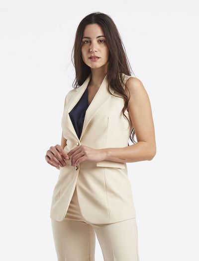 Gilet Rinascimento - beige chiaro