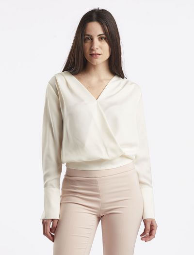 Camicia manica lunga giovane Rinascimento - panna