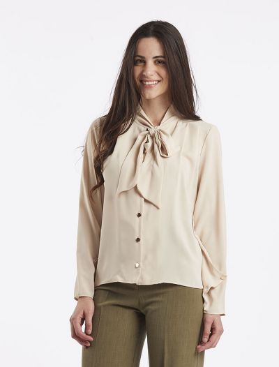 Camicia manica lunga giovane Rinascimento - beige chiaro