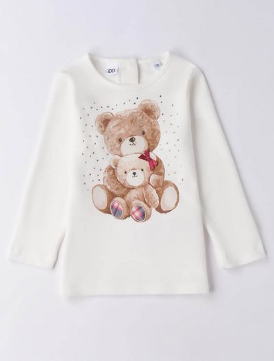 T-shirt manica lunga I Do - panna