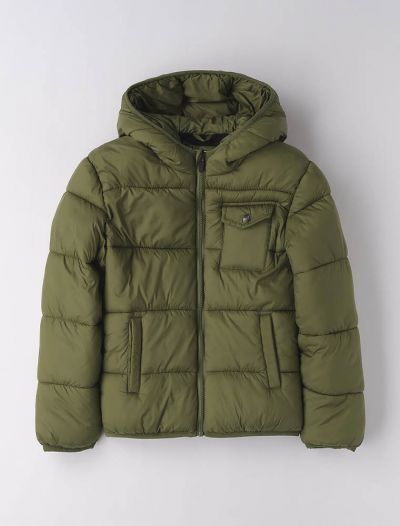 Giaccone imbottito I Do - verde salvia