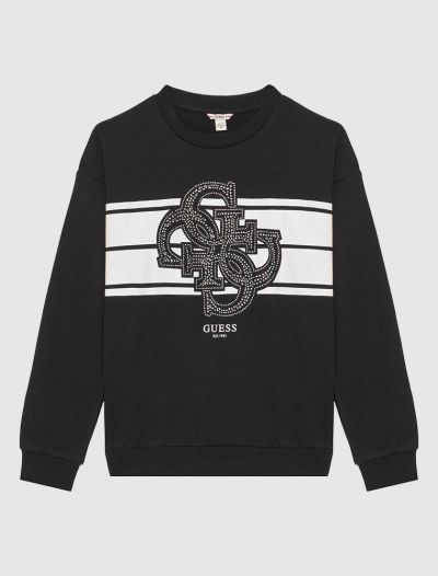 Maglia in felpa Guess - black