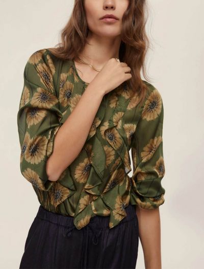 Camicia manica lunga Emme - girasole