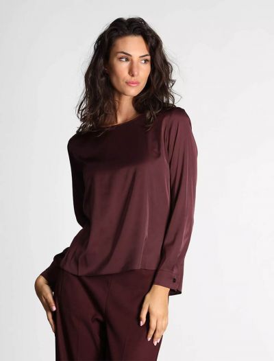 Camicia manica lunga Emme - bordeaux