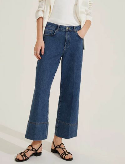Pantalone jeans Emme - blu medio
