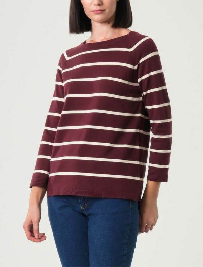 Maglia manica lunga Emme - bordeaux