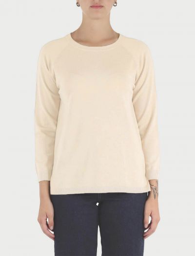 Maglia manica lunga Emme - burro