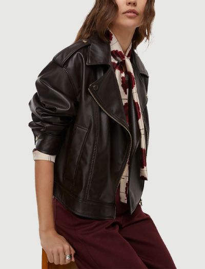 Giacca ecopelle Emme - testa moro