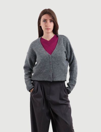 Cardigan Emme - grigio scuro