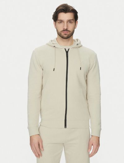 Felpa sportiva aperta Guess - milk