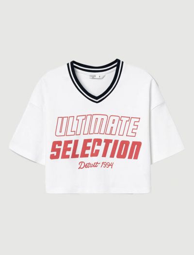 T-shirt manica corta Tiffosi - bianco