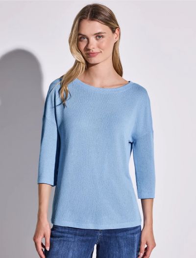 Maglia manica lunga Street One - blu