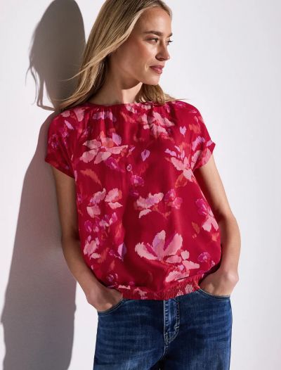 Camicia manica corta Street One - red