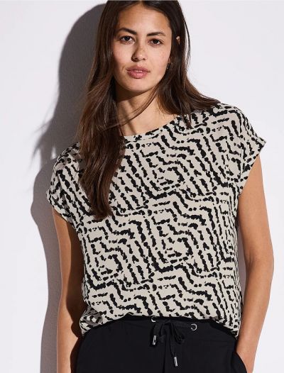 Camicia manica corta Street One - sabbia
