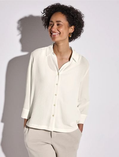 Camicia manica lunga Street One - bianco